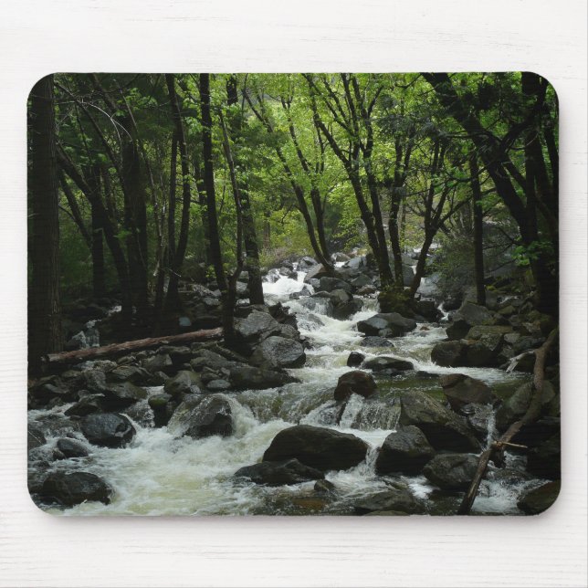 Bridalveil Creek in Yosemite National Park Mouse Mat (Front)