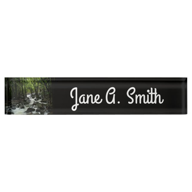 Bridalveil Creek in Yosemite National Park Nameplate (Front)