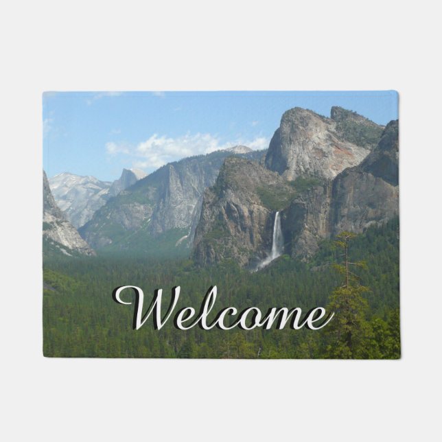 Bridalveil Falls and Half Dome at Yosemite Doormat (Front)