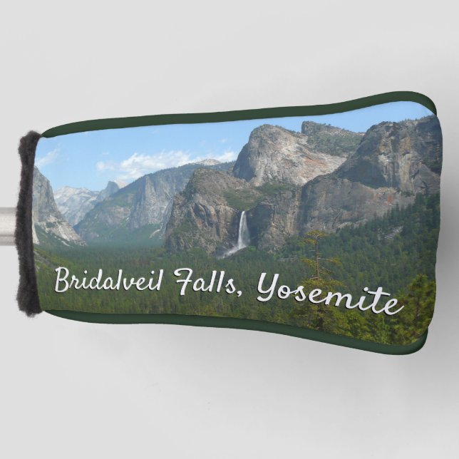 Bridalveil Falls and Half Dome at Yosemite Golf Head Cover (Front)