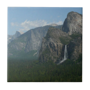Bridalveil Falls and Half Dome at Yosemite Tile
