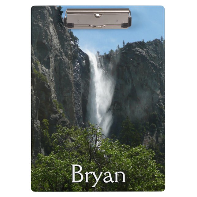 Bridalveil Falls at Yosemite National Park Clipboard (Front)