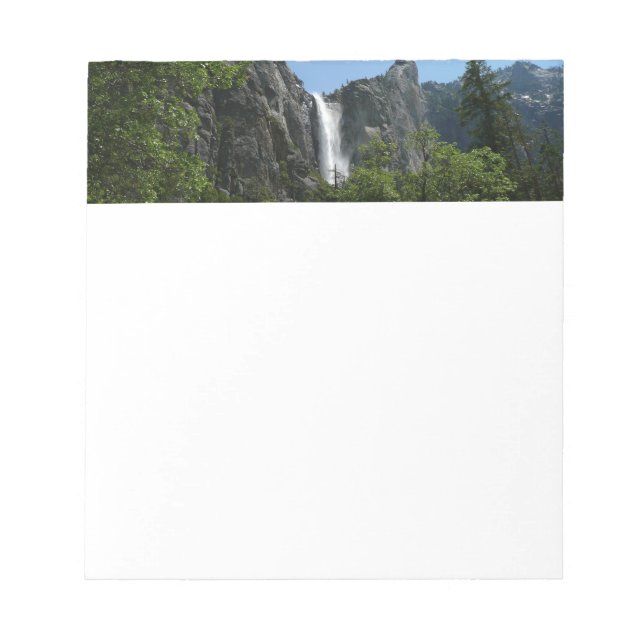 Bridalveil Falls at Yosemite National Park Notepad (Front)