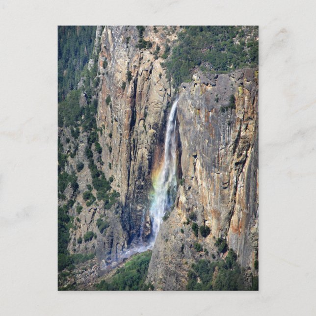 Bridalveil Falls from Above - Yosemite Postcard (Front)