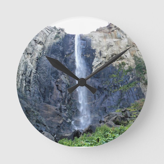 Bridalveil Falls, Yosemite National Park, CA Round Clock (Front)