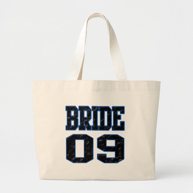Bride 2009 large tote bag (Front)
