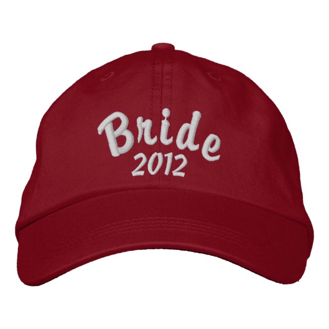Bride 2012 embroidered hat (Front)