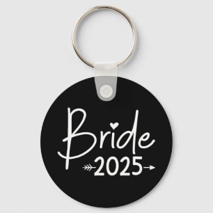 Bride 2025 For Wedding Or Bachelorette Party Key Ring