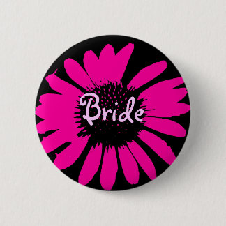 Bride 6 Cm Round Badge
