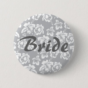Bride 6 Cm Round Badge