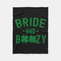 Bride And Boozy Irish St Patrick's Day Funny Shamr