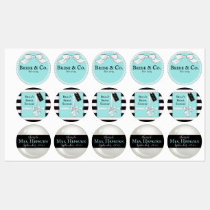Bride and Co Stickers/labels for Bridal Shower!