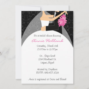 Bride and Groom Bridal Shower Invitation