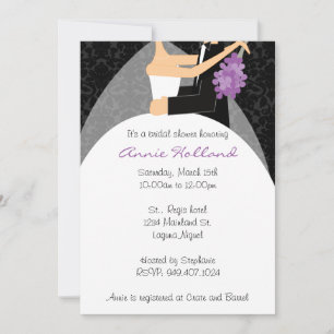 Bride and Groom Bridal Shower Invitation