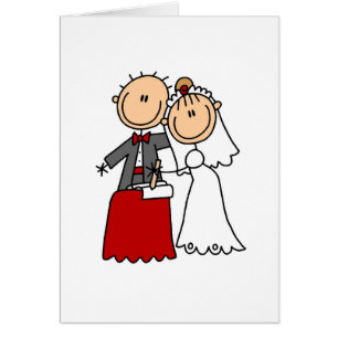 Bride And Groom Card