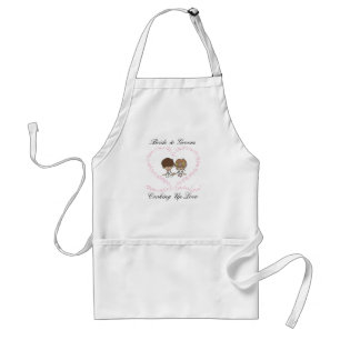 Bride and Groom-Cooking Up Love 1 Standard Apron