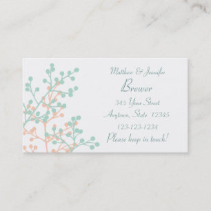 Bride and Groom Custom Change of Adress Card