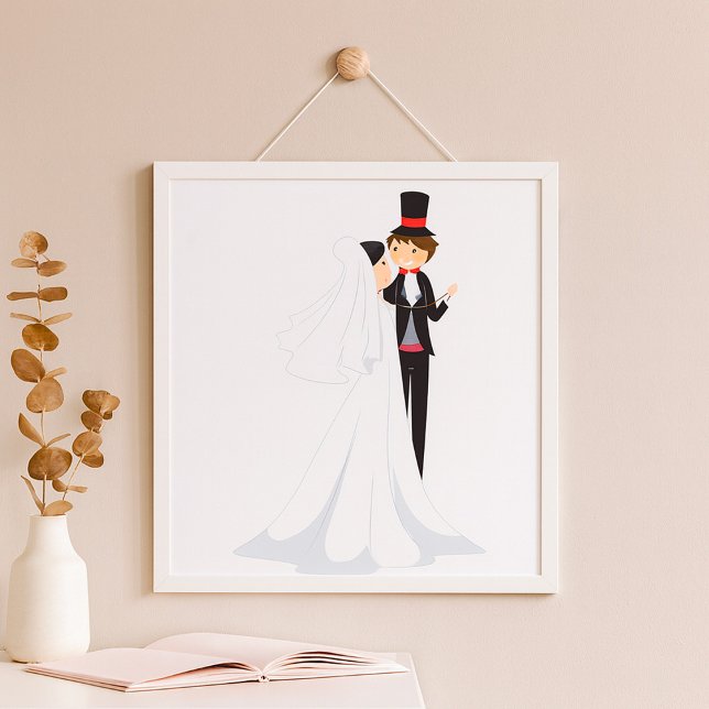 Bride And Groom Dancing Poster (Creator Uploaded)
