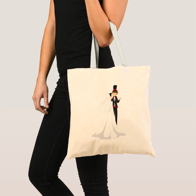 Bride And Groom Dancing Tote Bag (Creator Uploaded)