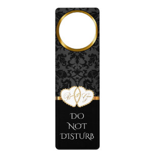 Bride and Groom    Do Not Disturb Sign