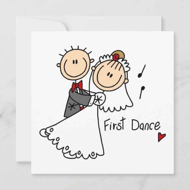 Bride and Groom First Dance T-shirts and gifts (Front)