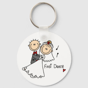 Bride and Groom First Dance T-shirts and gifts Key Ring