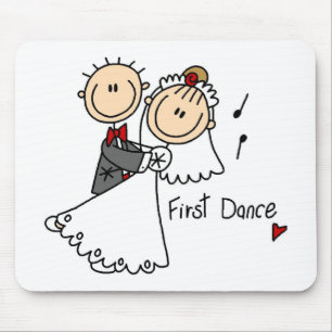 Bride and Groom First Dance T-shirts and gifts Mouse Mat