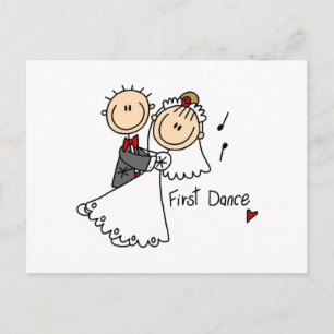 Bride and Groom First Dance T-shirts and gifts Postcard