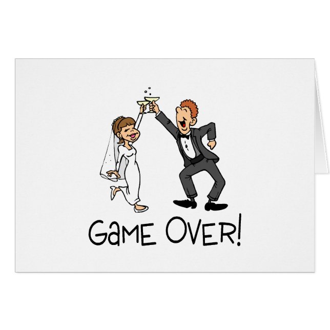Bride and Groom Game Over (Front Horizontal)