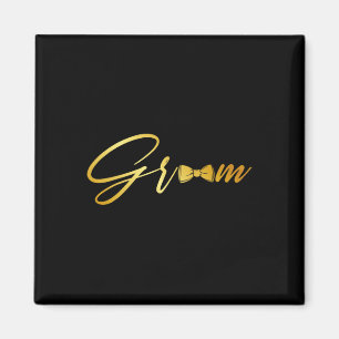 Bride And Groom Husband And Wife Matching Wedding Magnet