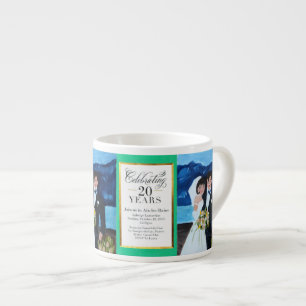 Bride and Groom in France  Espresso cup