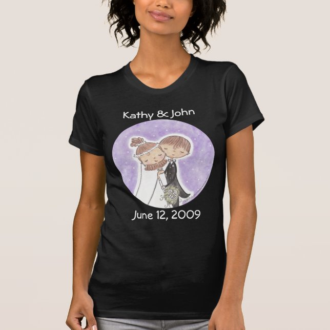Bride and Groom Kids T-Shirt (Front)
