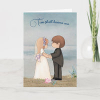 Bride and Groom On a Beach