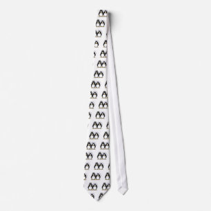 Bride and Groom Penguins Tie