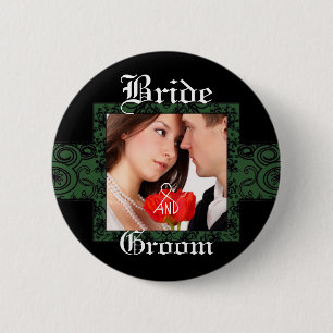 Bride and Groom Photo Button