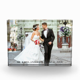 Bride and Groom Photo Wedding Block