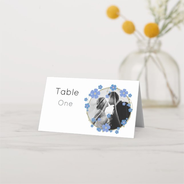 Bride and Groom Place Card (Front)