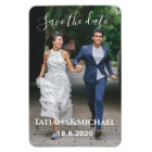 Bride and groom running, save the date, custom