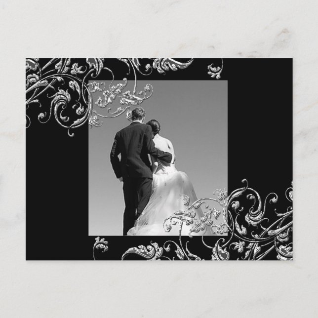 Bride And Groom Save The Dates Postcards (Front)