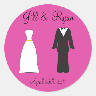Bride and Groom Sticker