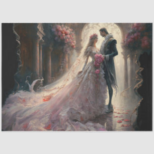 Bride and Groom  Tissue Paper