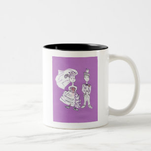 Bride and Groom Two-Tone Coffee Mug