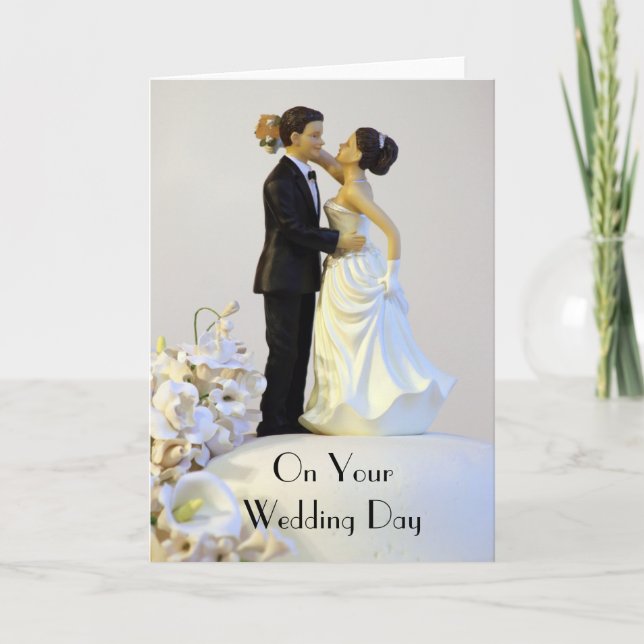 Bride and Groom Wedding Card (Front)