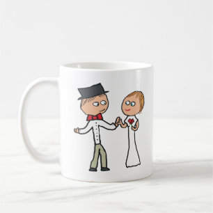 Bride and Groom Wedding Day Coffee Mug