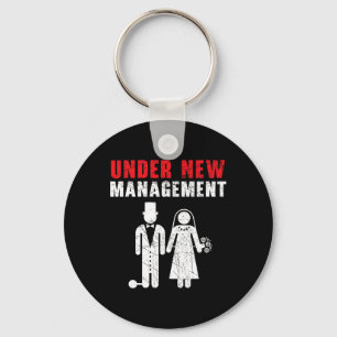 Bride And Groom Wedding Day Marriage Just Married Key Ring