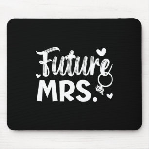 Bride And Groom Wedding Day Marriage Just Married Mouse Mat