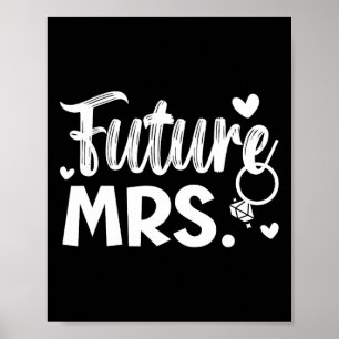 Bride And Groom Wedding Day Marriage Just Married Poster