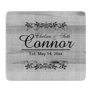 Bride and Groom Wedding or Anniversary   DIY Text Cutting Board