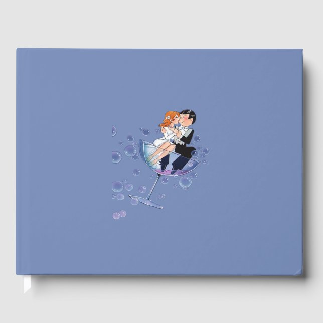 Bride and Groom Wedding or Shower Guestbook (Front)