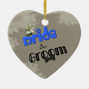 Bride And Groom Wedding Ornament